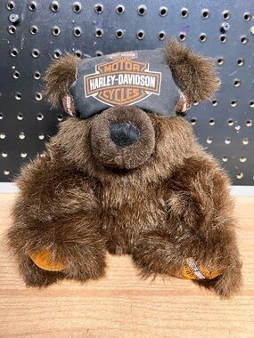 Collectible Harley-Davidson plush bear